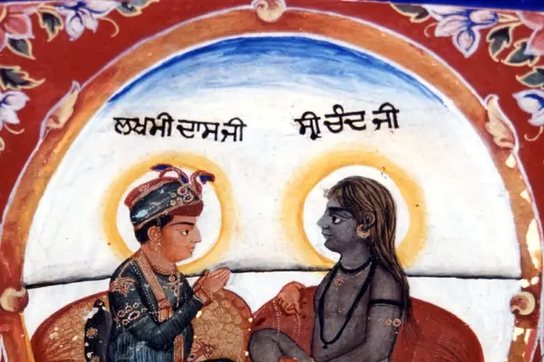 Sri Chand with Lakhmi Das
