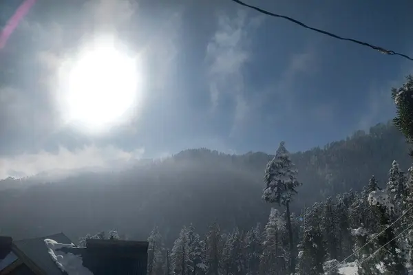 A view of snow in Bhatri Doda Jammu and kashmir shouted by timesreport.in