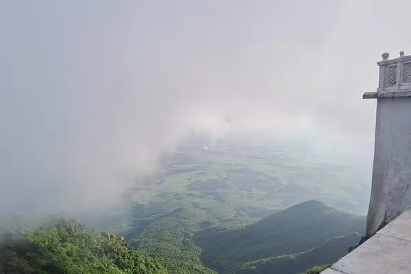Atop view from shikharji temple in parasnath hill, giridih , jharkhand sample 2