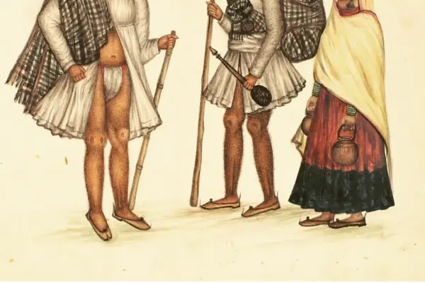 "Paharees of Kangra" – Painting from 19th century Punjab 50
