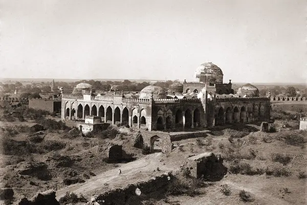 Great Mosque in Gulbarga Fort.